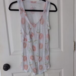 Grayson Threads Pink Donut Print Tank Top